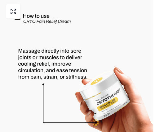 TIDL cryotherapy pain relief cream