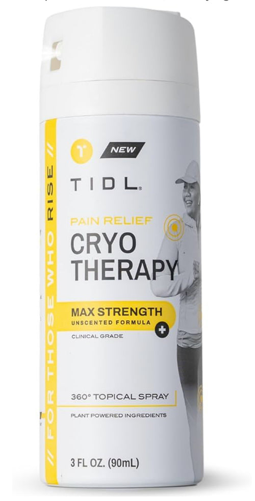 TIDL cryotherapy pain relief spray Maximum strength